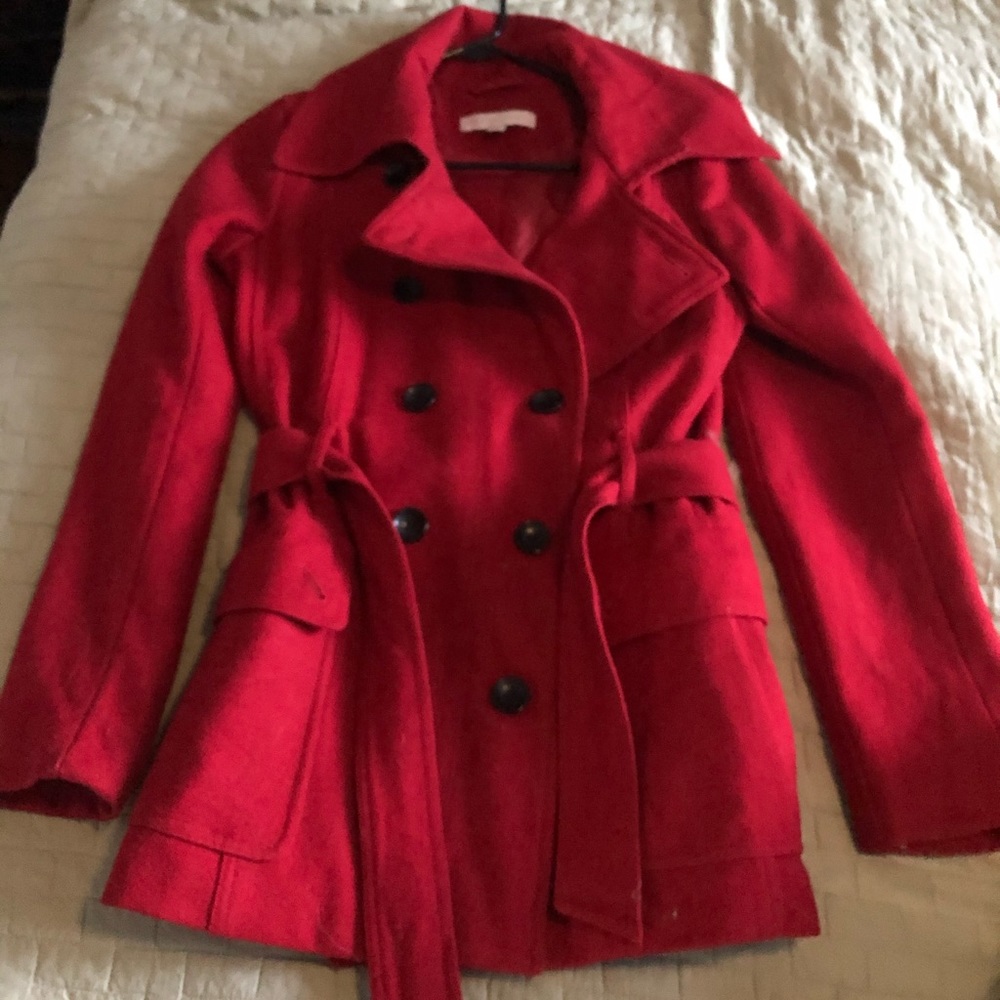 Red Peacoat